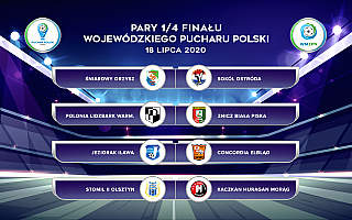 Rozlosowano pary 1/4 finału Wojewódzkiego Pucharu Polski